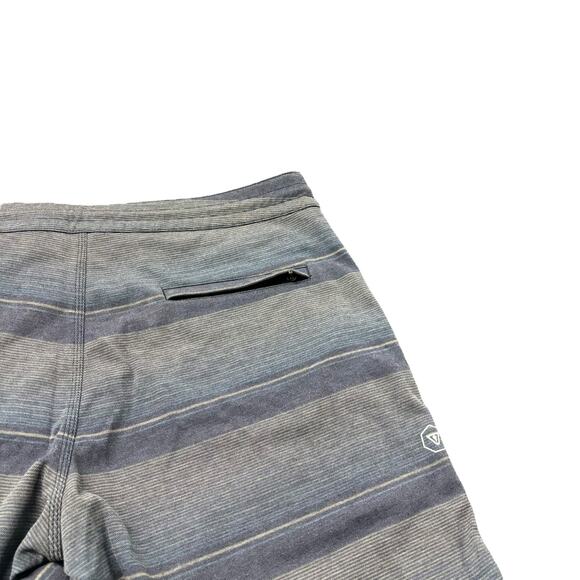 Vissla Sofa Surfer Shorts Men’s XL Board Hybrid Swim trunks Blue Stripes Casual - Picture 3 of 5